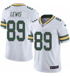 Youth Nike Green Bay Packers #89 Marcedes Lewis White Vapor Untouchable Limited Player NFL Jersey