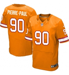 Men's Nike Tampa Bay Buccaneers #90 Jason Pierre-Paul Elite Orange Glaze Alternate NFL Jersey