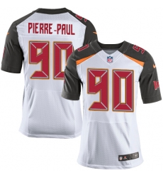 Men's Nike Tampa Bay Buccaneers #90 Jason Pierre-Paul Elite White NFL Jersey