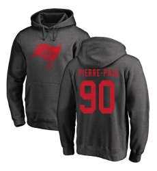 NFL Nike Tampa Bay Buccaneers #90 Jason Pierre-Paul Ash One Color Pullover Hoodie