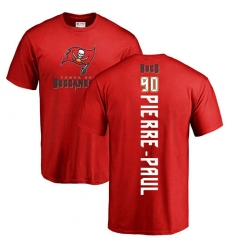 NFL Nike Tampa Bay Buccaneers #90 Jason Pierre-Paul Red Backer T-Shirt