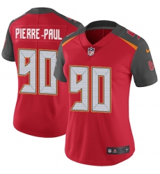 Women's Nike Tampa Bay Buccaneers #90 Jason Pierre-Paul Red Team Color Vapor Untouchable Elite Player NFL Jersey