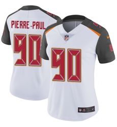 Women's Nike Tampa Bay Buccaneers #90 Jason Pierre-Paul White Vapor Untouchable Limited Player NFL Jersey