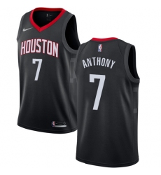Men's Nike Houston Rockets #7 Carmelo Anthony Swingman Black NBA Jersey Statement Edition