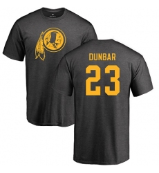 NFL Nike Washington Redskins #23 Quinton Dunbar Ash One Color T-Shirt