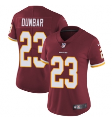 Women's Nike Washington Redskins #23 Quinton Dunbar Burgundy Red Team Color Vapor Untouchable Elite Player NFL Jersey