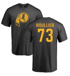 NFL Nike Washington Redskins #73 Chase Roullier Ash One Color T-Shirt
