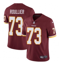 Youth Nike Washington Redskins #73 Chase Roullier Burgundy Red Team Color Vapor Untouchable Limited Player NFL Jersey