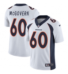 Youth Nike Denver Broncos #60 Connor McGovern White Vapor Untouchable Limited Player NFL Jersey