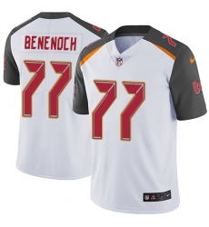 Youth Nike Tampa Bay Buccaneers #77 Caleb Benenoch White Vapor Untouchable Elite Player NFL Jersey