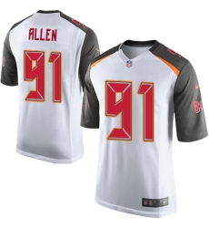 Men's Nike Tampa Bay Buccaneers #91 Beau Allen Game White NFL Jersey