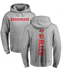 NFL Nike Tampa Bay Buccaneers #91 Beau Allen Ash Backer Pullover Hoodie
