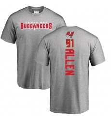 NFL Nike Tampa Bay Buccaneers #91 Beau Allen Ash Backer T-Shirt
