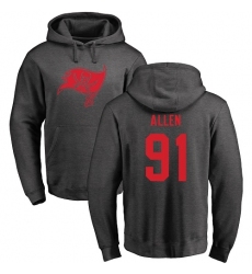NFL Nike Tampa Bay Buccaneers #91 Beau Allen Ash One Color Pullover Hoodie
