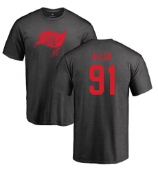 NFL Nike Tampa Bay Buccaneers #91 Beau Allen Ash One Color T-Shirt