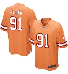 Youth Nike Tampa Bay Buccaneers #91 Beau Allen Elite Orange Glaze Alternate NFL Jersey