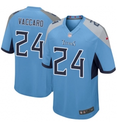Men Nike Tennessee Titans #24 Kenny Vaccaro Game Light Blue Alternate NFL Jersey