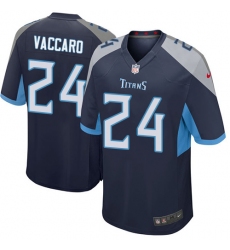 Men Nike Tennessee Titans #24 Kenny Vaccaro Game Navy Blue Team Color NFL Jersey