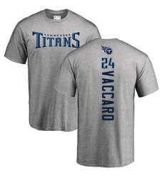 NFL Nike Tennessee Titans #24 Kenny Vaccaro Ash Backer T-Shirt