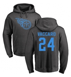 NFL Nike Tennessee Titans #24 Kenny Vaccaro Ash One Color Pullover Hoodie
