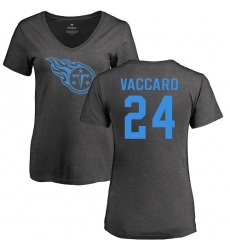 NFL Women's Nike Tennessee Titans #24 Kenny Vaccaro Ash One Color T-Shirt
