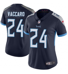 Women Nike Tennessee Titans #24 Kenny Vaccaro Navy Blue Team Color Vapor Untouchable Limited Player NFL Jersey