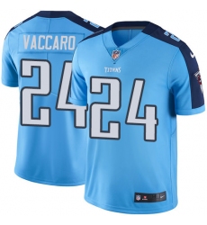 Youth Nike Tennessee Titans #24 Kenny Vaccaro Limited Light Blue Rush Vapor Untouchable NFL Jersey