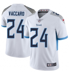 Youth Nike Tennessee Titans #24 Kenny Vaccaro White Vapor Untouchable Elite Player NFL Jersey
