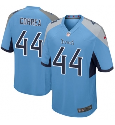 Men Nike Tennessee Titans #44 Kamalei Correa Game Light Blue Alternate NFL Jersey