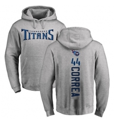 NFL Nike Tennessee Titans #44 Kamalei Correa Ash Backer Pullover Hoodie