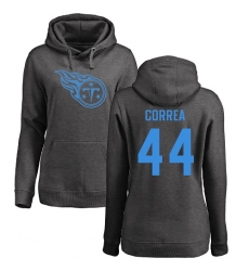 NFL Women's Nike Tennessee Titans #44 Kamalei Correa Ash One Color Pullover Hoodie