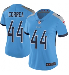 Women Nike Tennessee Titans #44 Kamalei Correa Light Blue Alternate Vapor Untouchable Limited Player NFL Jersey