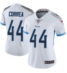 Women Nike Tennessee Titans #44 Kamalei Correa White Vapor Untouchable Elite Player NFL Jersey