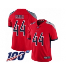Youth Tennessee Titans #44 Kamalei Correa Limited Red Inverted Legend 100th Season Football Jersey