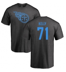 NFL Nike Tennessee Titans #71 Dennis Kelly Ash One Color T-Shirt