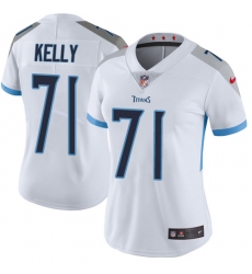 Women Nike Tennessee Titans #71 Dennis Kelly White Vapor Untouchable Limited Player NFL Jersey