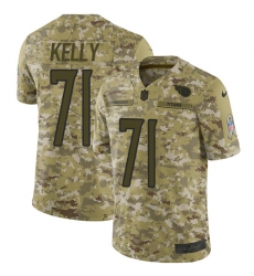 Youth Nike Tennessee Titans #71 Dennis Kelly Limited Camo 2018 Salute to Service NFL Jersey