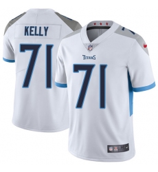 Youth Nike Tennessee Titans #71 Dennis Kelly White Vapor Untouchable Elite Player NFL Jersey