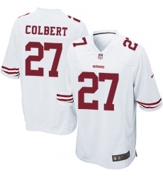 Men's Nike San Francisco 49ers #27 Adrian Colbert Game White NFL Jersey
