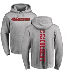 NFL Nike San Francisco 49ers #27 Adrian Colbert Ash Backer Pullover Hoodie