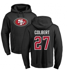 NFL Nike San Francisco 49ers #27 Adrian Colbert Black Name & Number Logo Pullover Hoodie