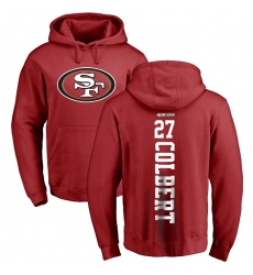 NFL Nike San Francisco 49ers #27 Adrian Colbert Red Backer Pullover Hoodie