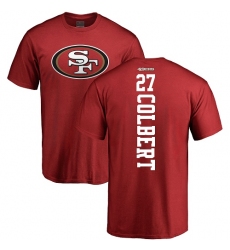 NFL Nike San Francisco 49ers #27 Adrian Colbert Red Backer T-Shirt