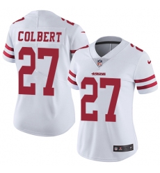 Women Nike San Francisco 49ers #27 Adrian Colbert White Vapor Untouchable Limited Player NFL Jersey