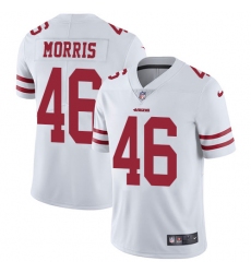 Youth Nike San Francisco 49ers #46 Alfred Morris White Vapor Untouchable Limited Player NFL Jersey