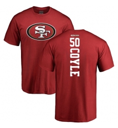 NFL Nike San Francisco 49ers #50 Brock Coyle Red Backer T-Shirt