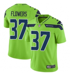 Youth Nike Seattle Seahawks #37 Tre Flowers Limited Green Rush Vapor Untouchable NFL Jersey