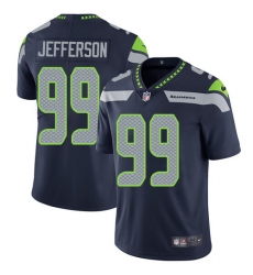 Youth Nike Seattle Seahawks #99 Quinton Jefferson Navy Blue Team Color Vapor Untouchable Limited Player NFL Jersey