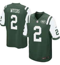 Men's Nike New York Jets #2 Jason Myers Game Green Team Color NFL Jersey