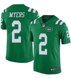 Youth Nike New York Jets #2 Jason Myers Limited Green Rush Vapor Untouchable NFL Jersey